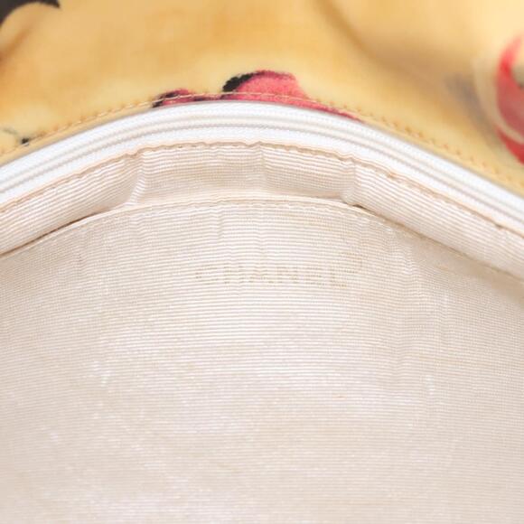 CHANEL Matelasse Chain Coco Mark Lip Tote Bag Vinyl Red CC - Picture 15 of 16